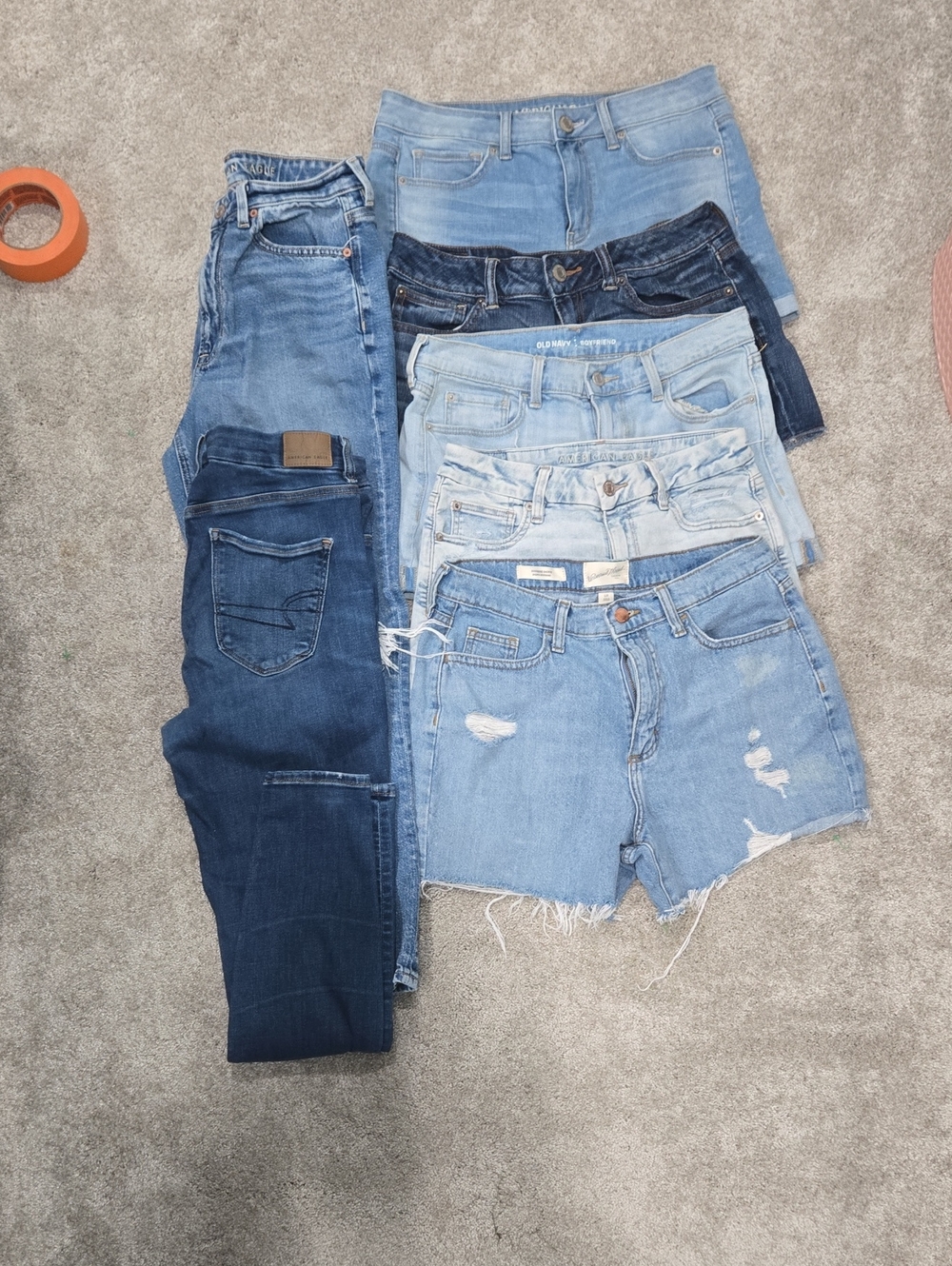 Women’s Light Blue Denim Shorts and Jeans Collection